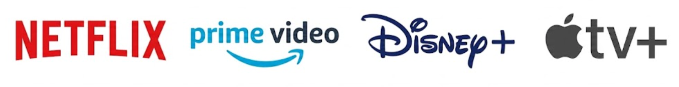 Streaming Platforms - Netflix, Prime Video, Disney+, Apple TV+